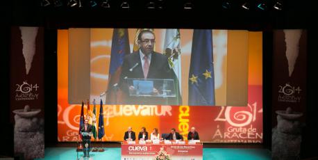 Día 2.<br>Acto de Inauguración. Ignacio Caraballo, Presidente de la Diputación de Huelva.<br>Foto: Carlos Martínez