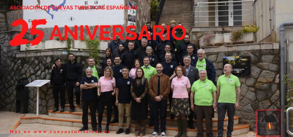 La Asociación de Cuevas Turísticas Españolas celebra su 25 aniversario en La Vall d`Uixó en un acto celebrado el 12 de diciembre