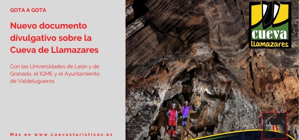La Cueva de Llamazares lanza “Gota a Gota”, un folleto divulgativo para conocer los secretos de esta Cueva Turística