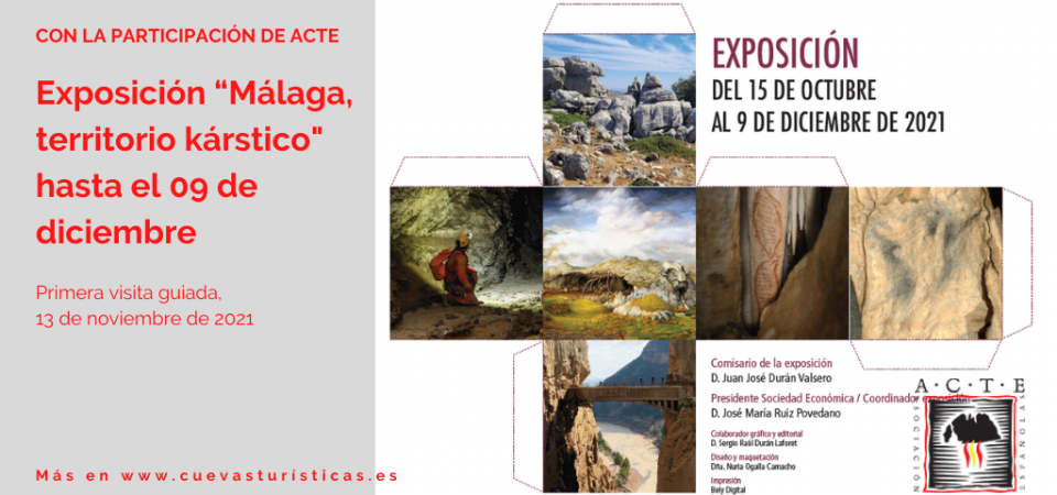 “Málaga, territorio kárstico”, excursión guiada a las cuevas del sector oriental con la participación de ACTE