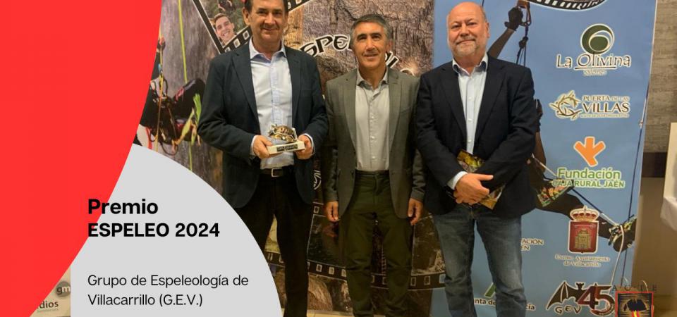 XI Gala de la Espeleología del Grupo de Espeleología de Villacarrillo, con premio especial a la Asociación de Cuevas Turísticas Españolas