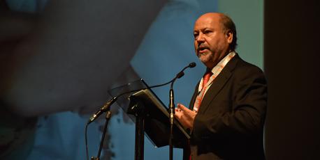 Juan José Durán durante la conferencia