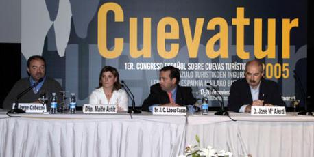 Acto de clausura del Congreso Cuevatur 2005