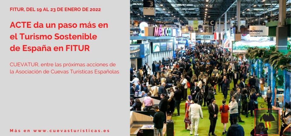 La Asociación de Cuevas Turísticas Españolas da un paso más en el Turismo Sostenible de España en FITUR