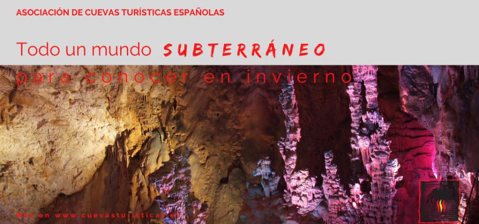 Visitar las Cuevas y las Minas Turísticas en invierno. Ventajas de un invierno con la Asociación de Cuevas Turísticas Españolas