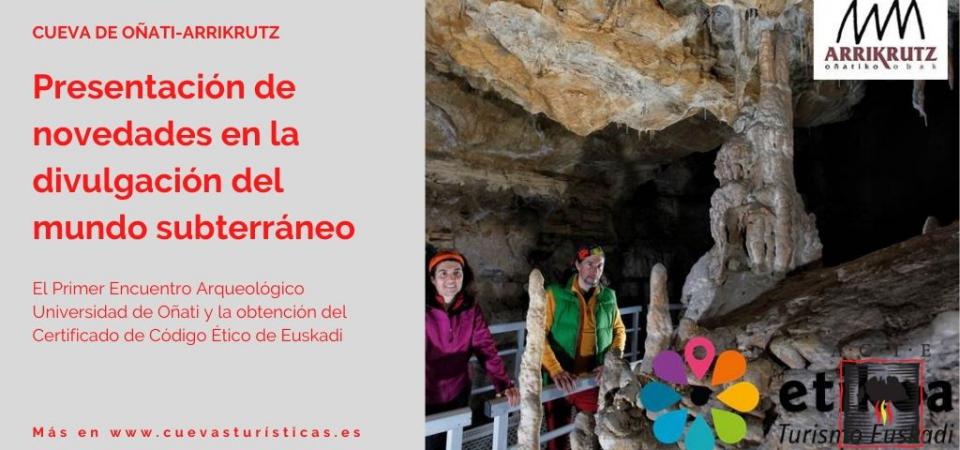 La Cueva de Oñati presenta sus novedades en la divulgación del mundo subterráneo