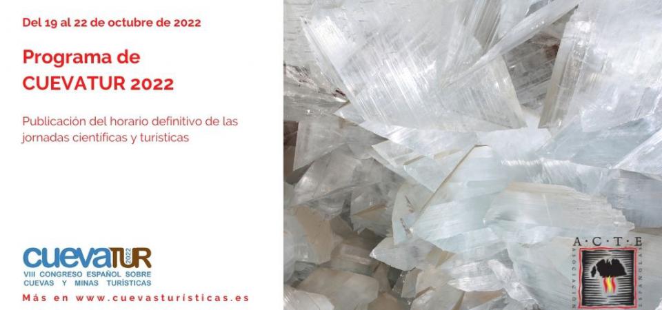Da inicio CUEVATUR 2022, el Congreso Español sobre Cuevas y Minas Turísticas, en Pulpí (Almería, con la organización de ACTE