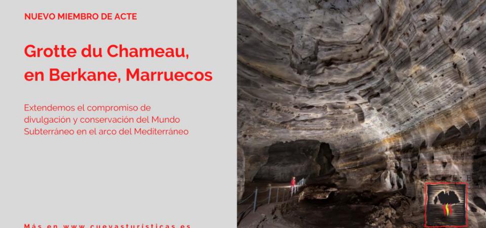 Nuevo miembro de la Asociación de Cuevas Turísticas Españolas: Grotte du Chameau, en Berkane, Marruecos