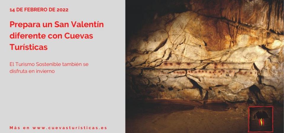 Prepara un San Valentín diferente con la Asociación de Cuevas Turísticas Españolas y todos sus miembros