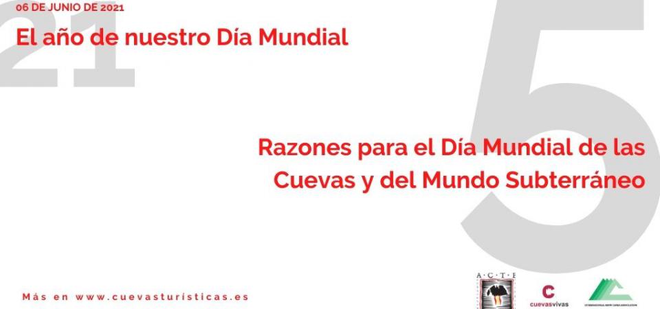 Cinco razones para el Día Mundial de las Cuevas y del Mundo Subterráneo